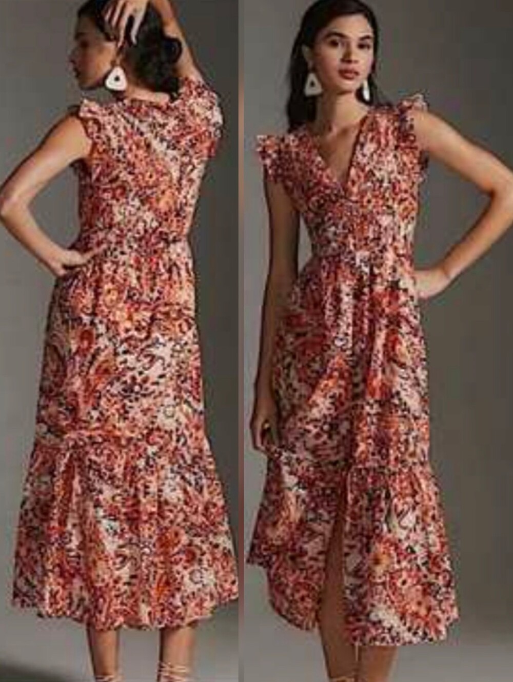🍁 Peregrine Tiered Midi Dress